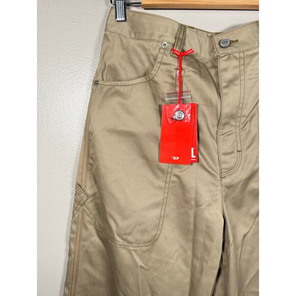NWT Diesel High waisted P-Bistro Wide Leg Pants $225 size 28 - Picture 8 of 15